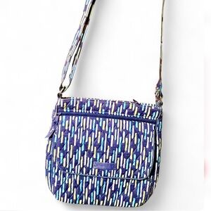 Vera Bradley Katalina Showers Cotton Crossbody Bag